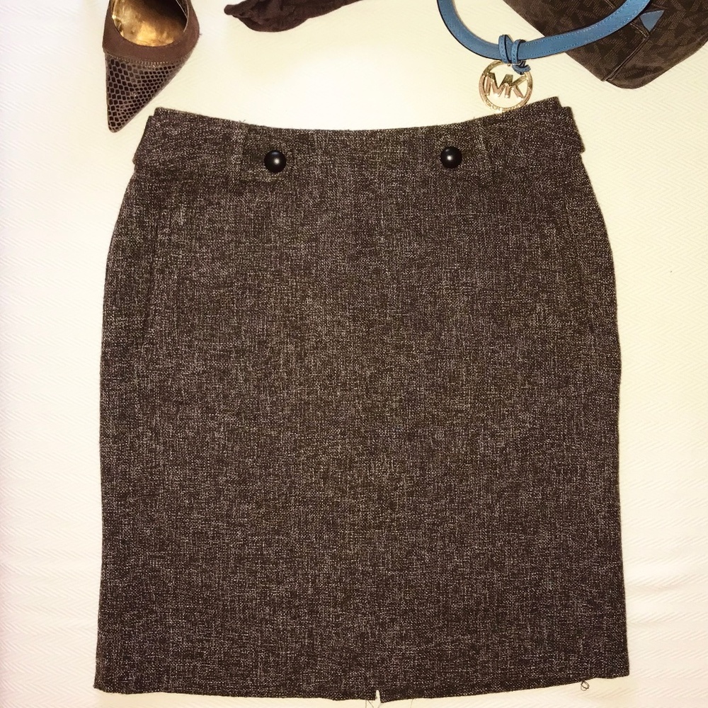 Banana Republic Wool Pencil Skirt